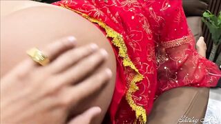 My Friend's Big-rear Wife in a Indian Costume Visits Me on Halloween for Her Tan...