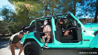 Brazzers - Cross Cuntry Cock Ride: Part 1 - Zoey Uso & Valentine Vixen [FULL SCENE]