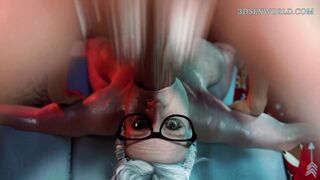 Big Natural Boobs GILF Destroyed With Giant Penis (Authentic story 3D