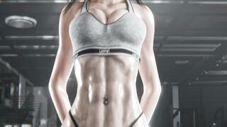 Tifa Lockhart - Intense Squirting & Creampie Workout at the Gym