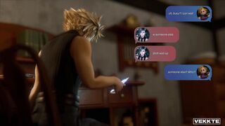 Tifa Lockhart - Cucks Cloud on Date Night for BBC