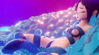 Mona Performs The Hydro Reincarnation Ritual With Tentacles