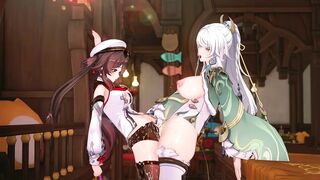Zibai X Hu Tao - Friends With Benefits With Futa Dick