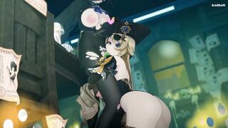 Clorinde X Navia - Can't Stay Without That Futa Dick