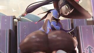 Totally Spies, Genshin & Cyberpunk Inflated Futanari Dick Girls