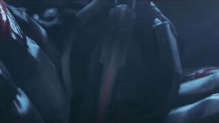 Panam Palmer - Adam Smasher Impregnates Her With His Cum