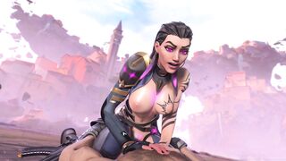Reyna Playing with Her Prey - Valorant Porn