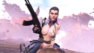 Reyna Playing with Her Prey - Valorant Porn