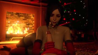 Naughty Viper Wanted a Christmas Throat-Pie