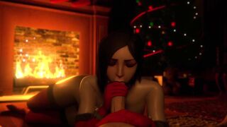 Naughty Viper Wanted a Christmas Throat-Pie