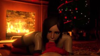 Naughty Viper Wanted a Christmas Throat-Pie