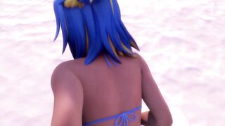 Neon's Doggystyle Adventure on the Beach