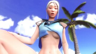 Jett Having Sex With a Stranger on the Beach