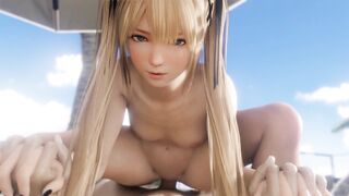 Marie Rose & Honoka Paradise Threesome
