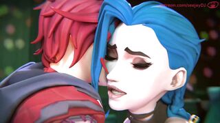 Jinx & Vi Finding Random Hook-up Buddy at The Nightclub [League