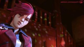 Jinx & Vi Finding Random Hook-up Buddy at The Nightclub [League