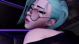 Bubble Butt Seraphine Jumping on BBC [ConseitNSFW]