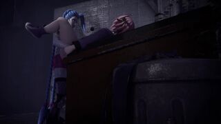 Jinx X Astolfo - Hooking-Up With Femboy in a Dark Alley