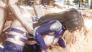 Psylocke Doggy Style Fuck Session - Marvel Rivals Porn Anime