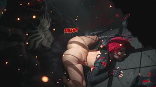 Venom giving Black Widow His 19 Inches - Marvel Rivals Porn