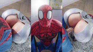 Peni Parker - Flaunting Her Heart Shaped Ass Leads to Backshots