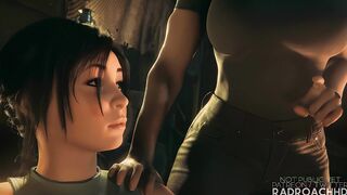 Extreme Futa Domination: Lara Croft Gets Used as a Sex Toy