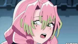 Mitsuri Special Love Technique - Demon Slayer Cartoon Porn