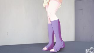 Hinata Hyūga - Using Mom's Pussy to Relax Before the Fight
