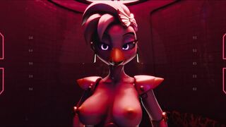 FNAF Chica Fucking in Cyberpunk 2077 Environment