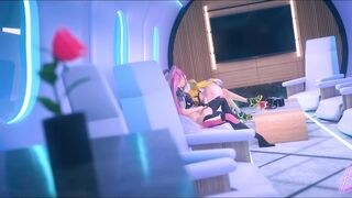 Huntrix Game - KPOP Demon Hunters Futa Intersex Porn Animation