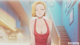 ANDROID 18 - GEARS DEEP - Dragon Ball Z cartoon porn