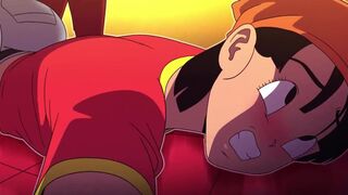 Pan & Goku ssj4 Anal