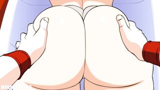 Squishy Cartoon Booty of Bulma Takes a Nap