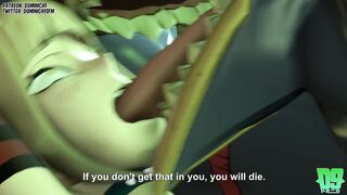 Momo & Toga Teaching Nomu a Lesson - My Hero Academia 3D Hentai